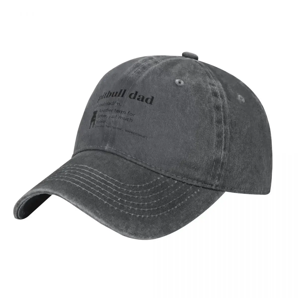 Golf Cap Dad - Pitbull Dad Definition - Pit bull
