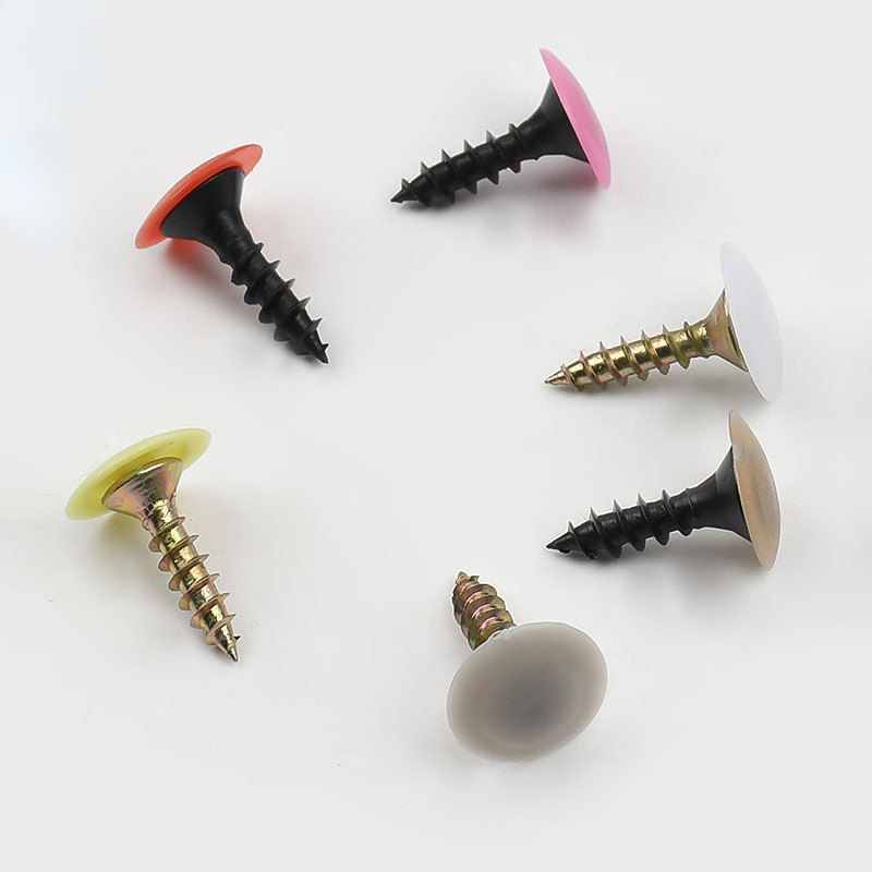 Snapback Hat Flat - 100/500/1000pcs Plastic Screw Cap Cover Nuts