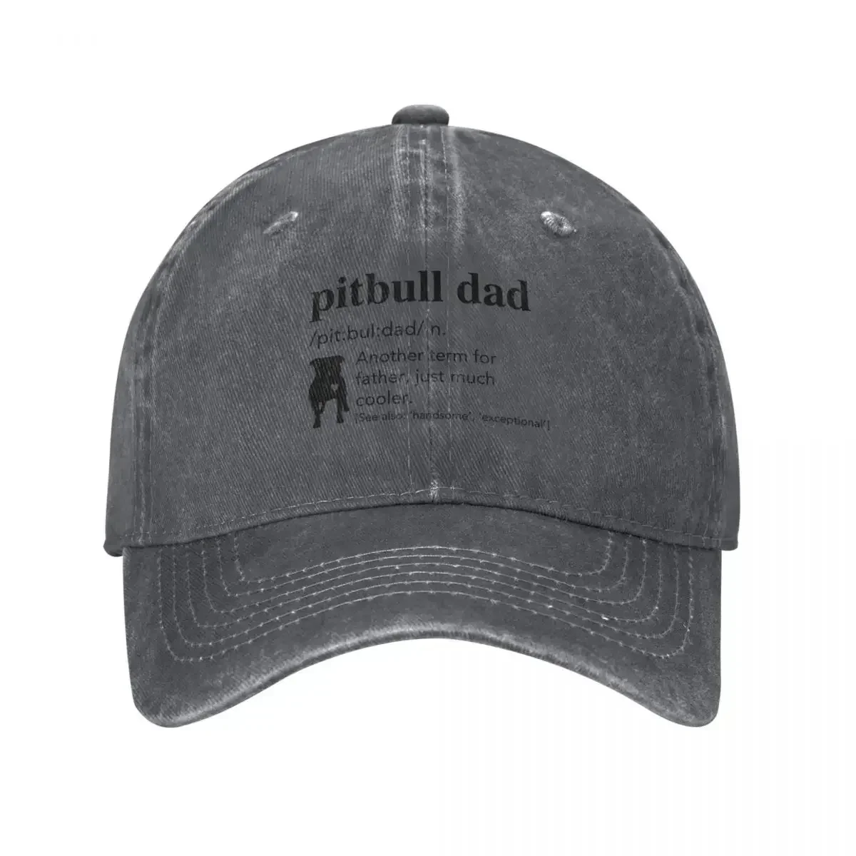 Pitbull Dad Definition - Pit b - Golf Cap Dad 评论和价格