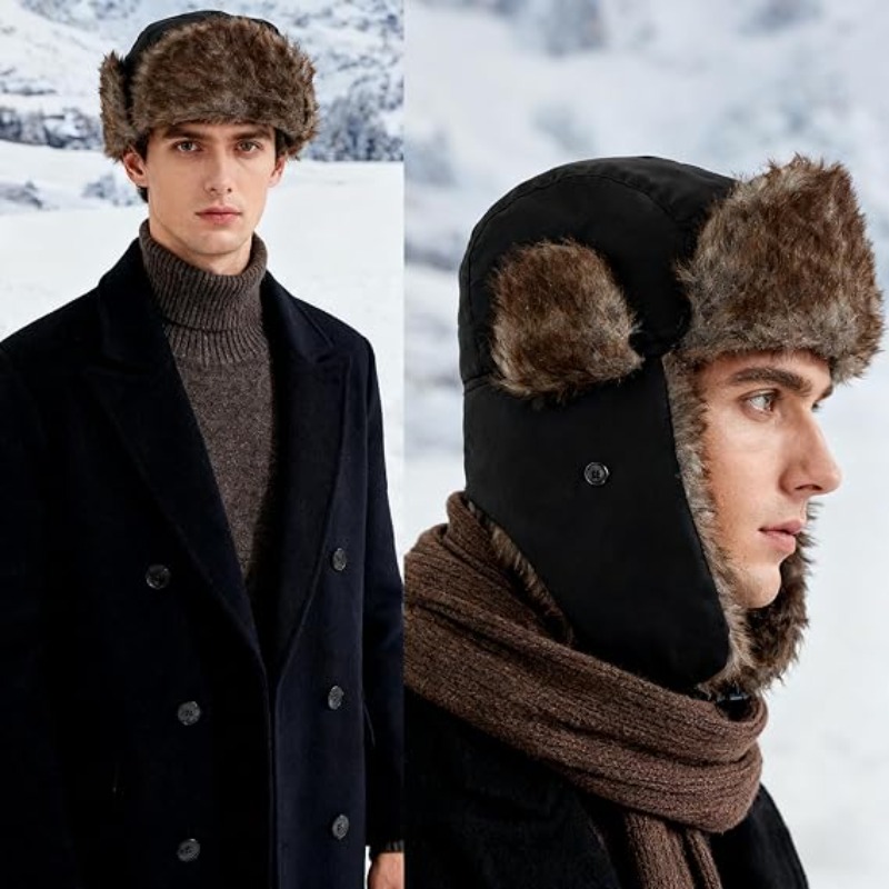 Unisex Winter Trapper Hat Wate - Winter Trapper Hat 评论和价格