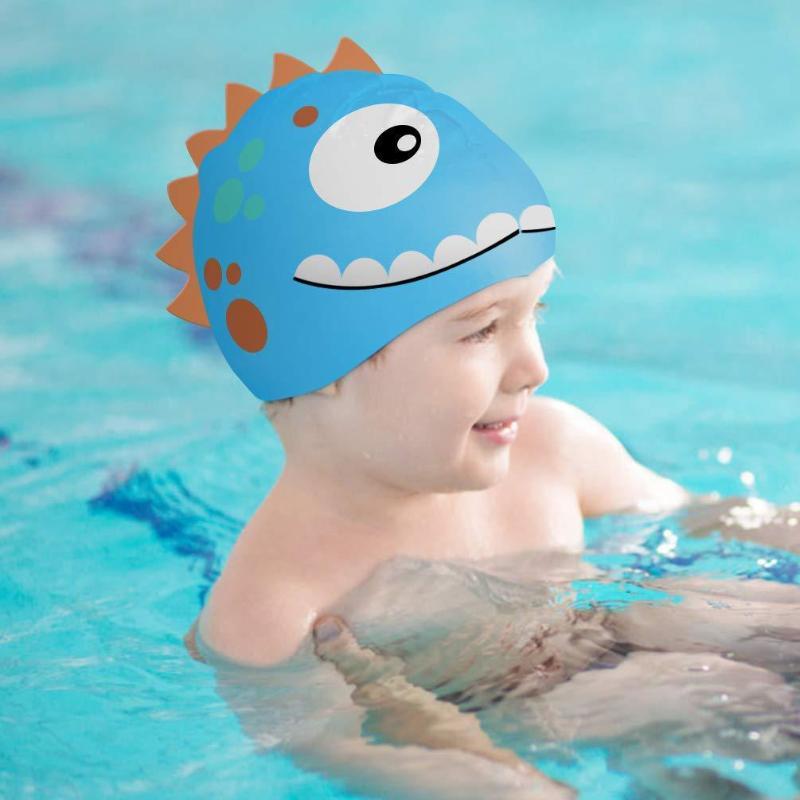 New Cartoon Silicone Swimming  - Swim Hat Silicone 评论和价格