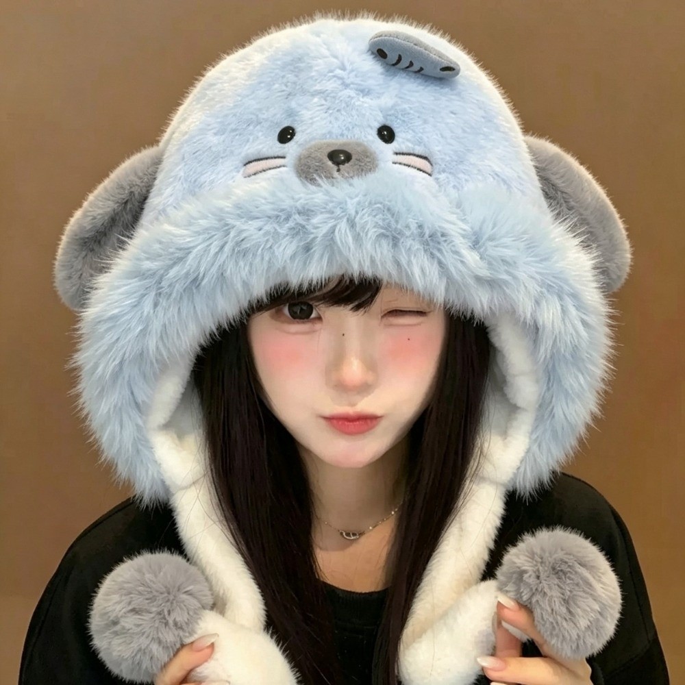 Polyester Seal Trapper Hat 56c - Trapper Hat Ear Flap 评论和价格