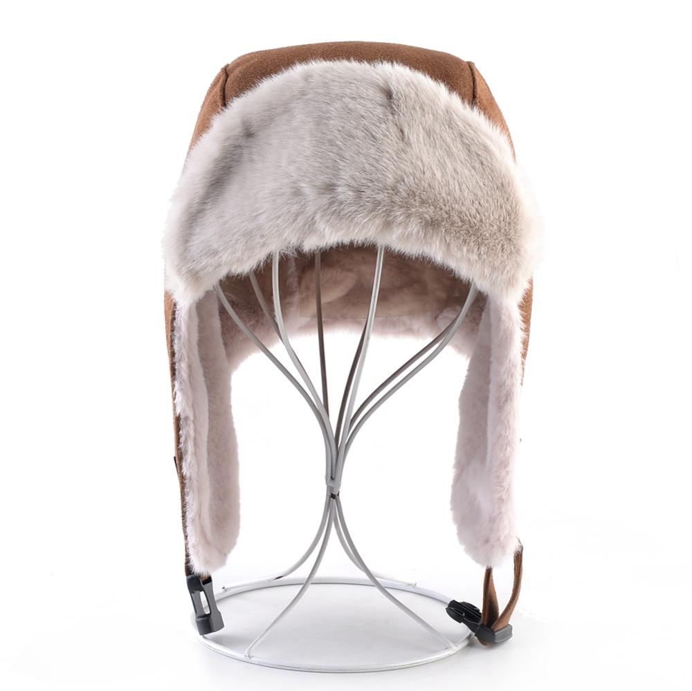 Bomber Hat With Earmuffs Faux  - Winter Trapper Hat 评论和价格