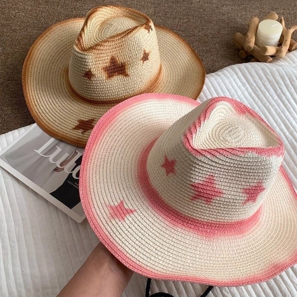 Fashion Breathable Westren Cow - Cowboy Hat Straw 评论和价格