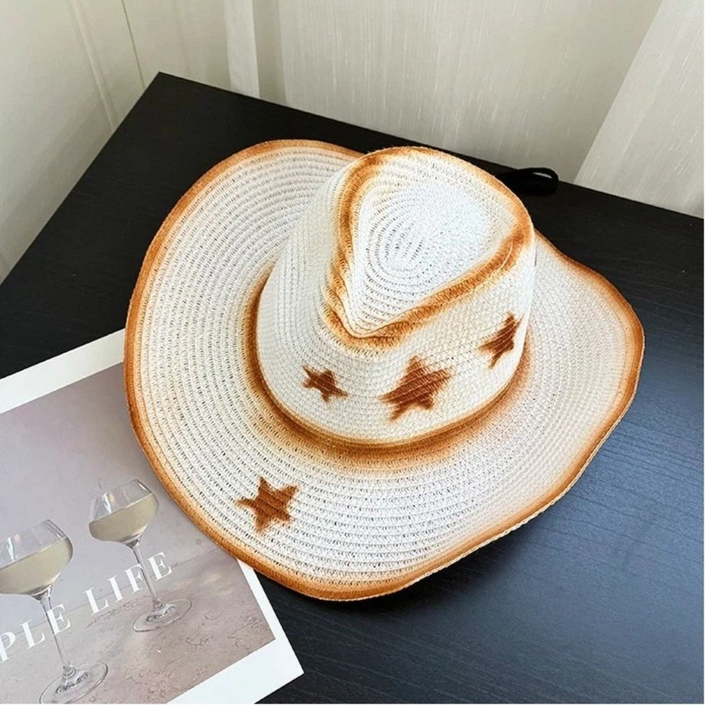 Fashion Breathable Westren Cow - Cowboy Hat Straw 评论和价格