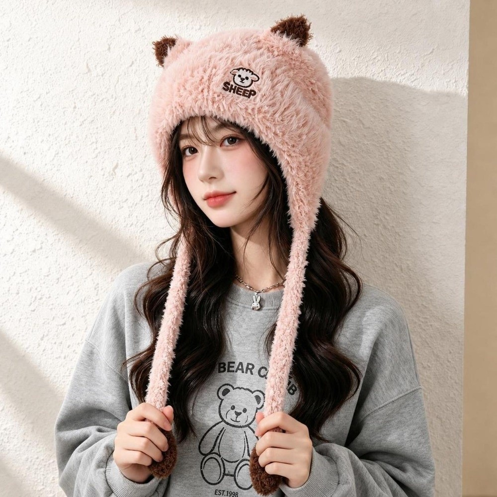 Winter Beanie Warm Ear Flap Ha - Trapper Hat Ear Flap 评论和价格