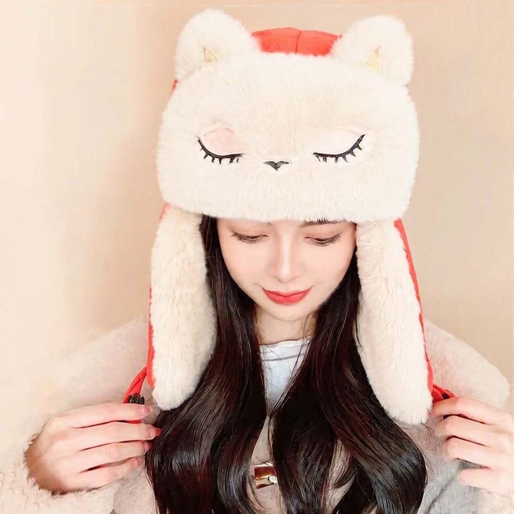 Thickened Cute Trapper Hat Win - Winter Trapper Hat 评论和价格