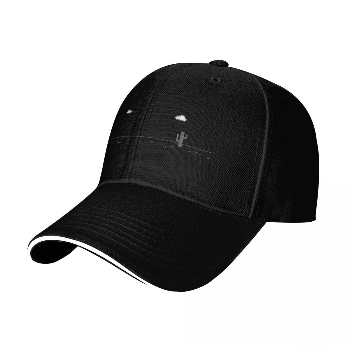 Dino Runner / Google Dinosaur  - Baseball Cap Structured 评论和价格