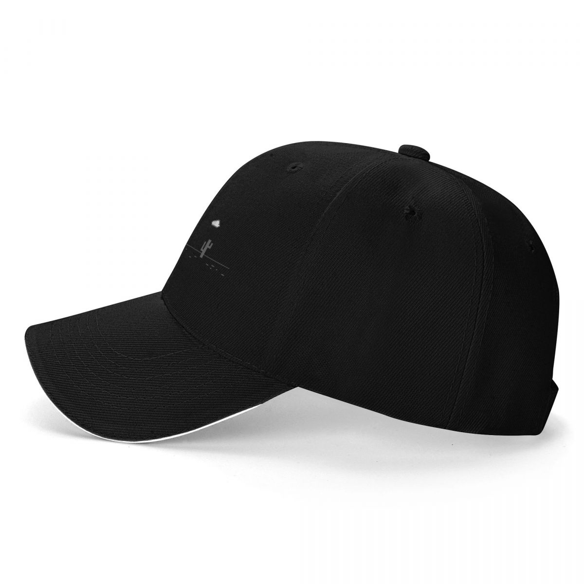 Dino Runner / Google Dinosaur  - Baseball Cap Structured 评论和价格