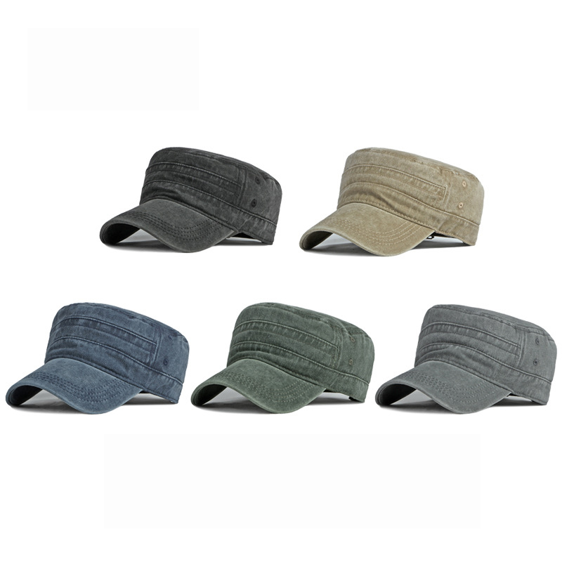 Spring Summer Short Brim Army  - Snapback Hat Flat 评论和价格