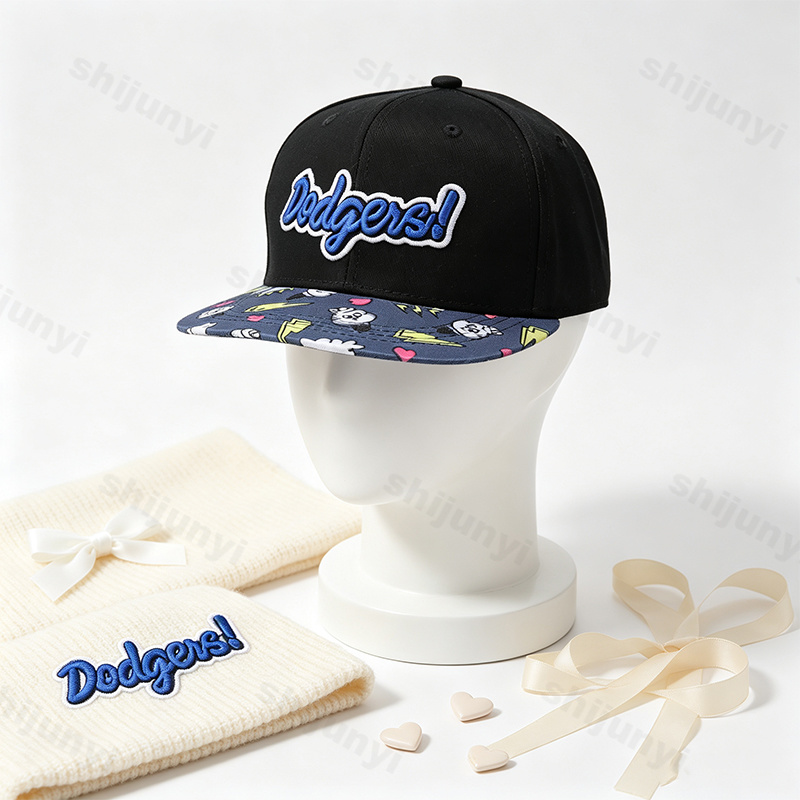 Cartoon Print Hip Hop Baseball - Snapback Hat Flat 评论和价格