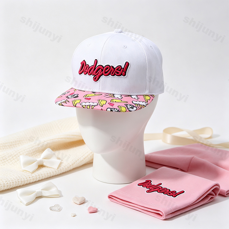 Cartoon Print Hip Hop Baseball - Snapback Hat Flat 评论和价格