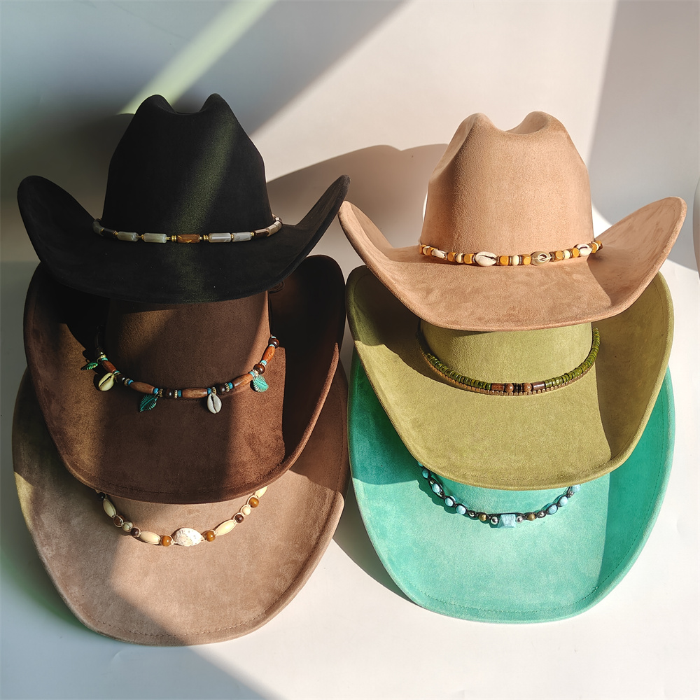 New Big Brim Cowgirl Cowboy Ve - Cowboy Hat Straw 评论和价格
