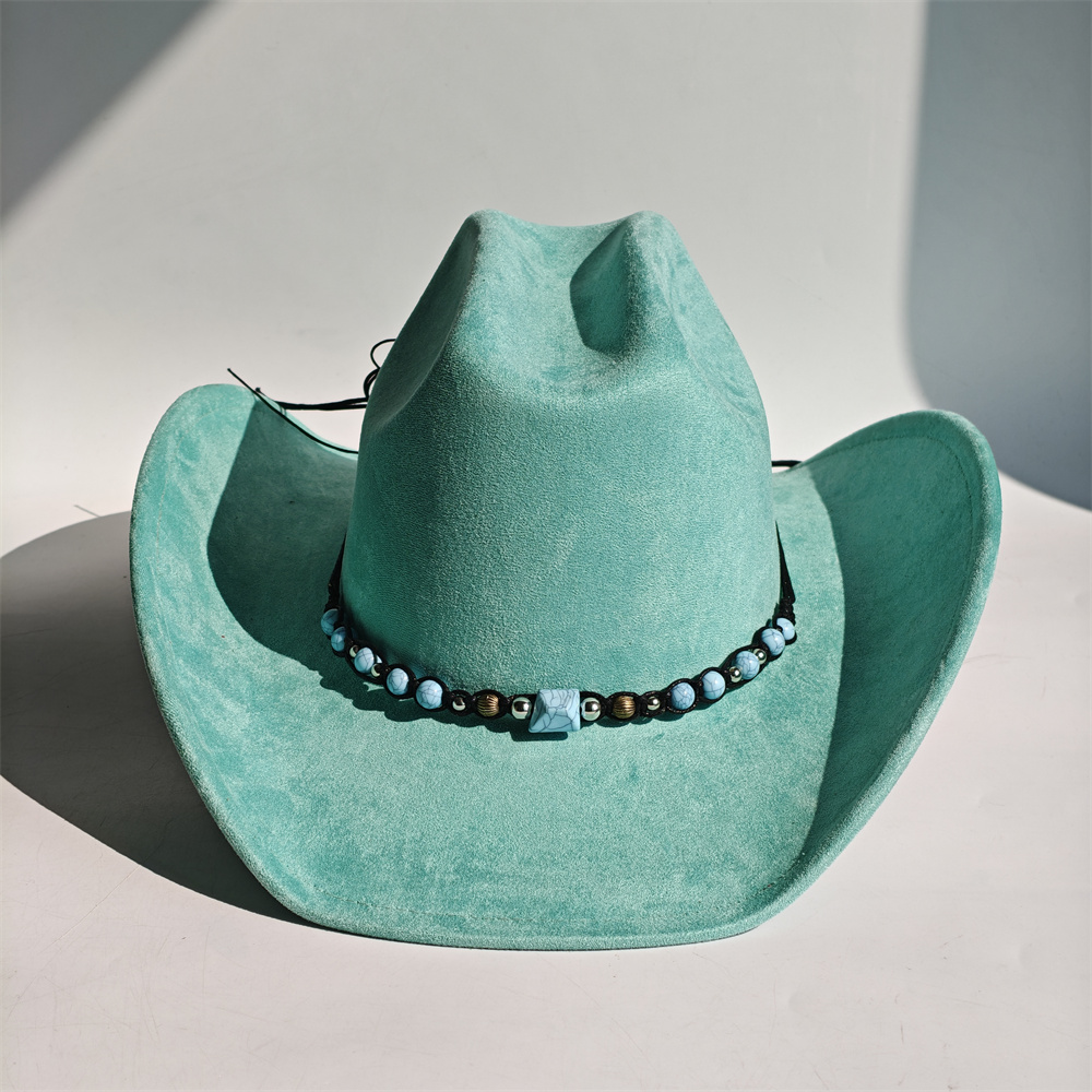 New Big Brim Cowgirl Cowboy Ve - Cowboy Hat Straw 评论和价格